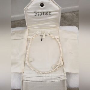 Vintage Pearl Necklace By Stauer